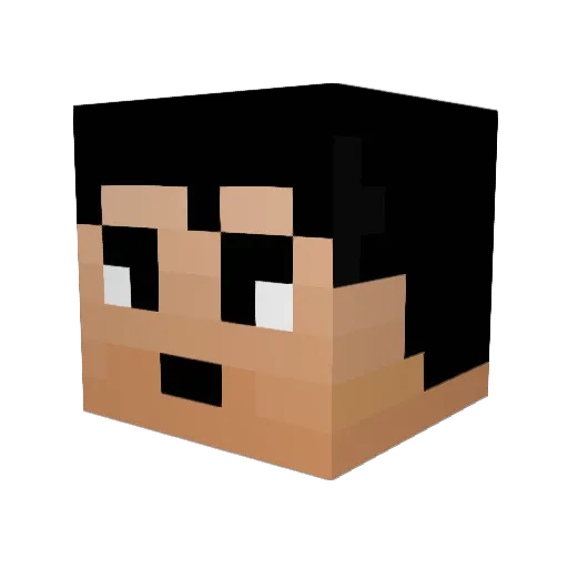 averypants Minecraft avatar head, 3D render