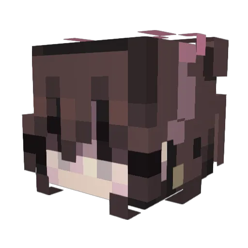 averyquartz Minecraft avatar head, 3D render
