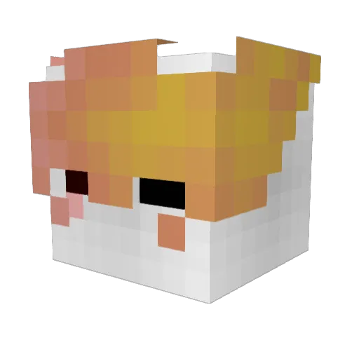 averysss Minecraft avatar head, 3D render