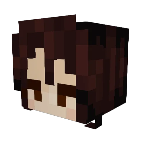 averyvery Minecraft avatar head, 3D render