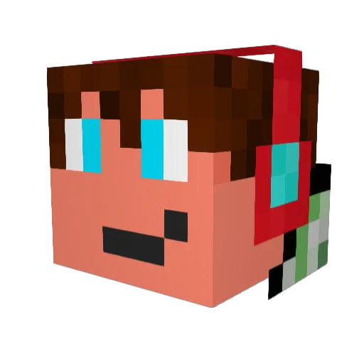 averywhite21 Minecraft avatar head, 3D render
