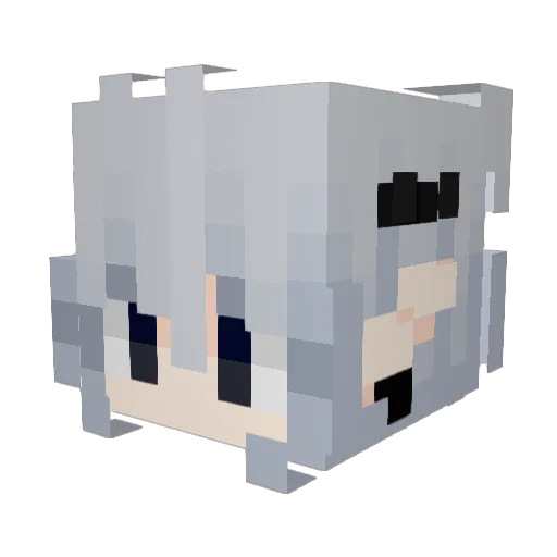 averyy_ Minecraft avatar head, 3D render