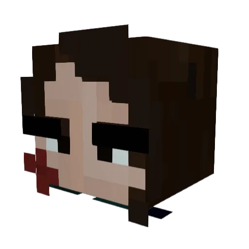 avetendogs Minecraft avatar head, 3D render