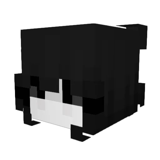 aveuy Minecraft avatar head, 3D render