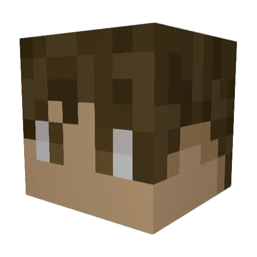 avey757 Minecraft avatar head, 3D render