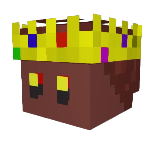 avian_1 Minecraft avatar head, 3D render