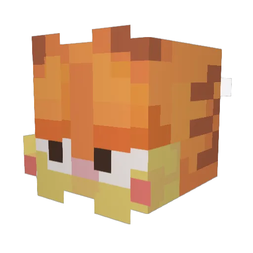 avianacid Minecraft avatar head, 3D render