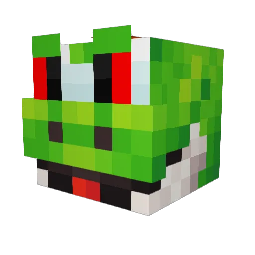 aviants Minecraft avatar head, 3D render