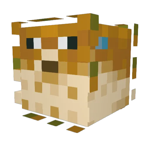 avilez1 Minecraft avatar head, 3D render