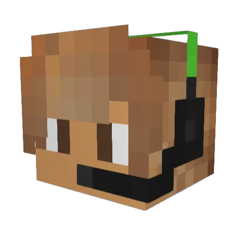 avishai55 Minecraft avatar head, 3D render