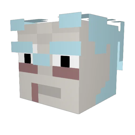 avivush3148 Minecraft avatar head, 3D render