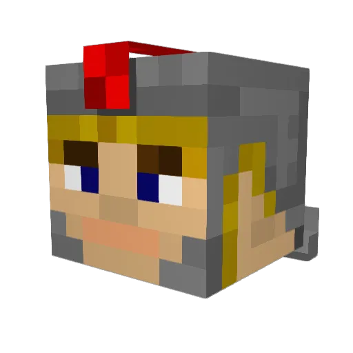 avjones12 Minecraft avatar head, 3D render