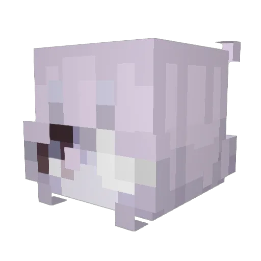 avmi Minecraft avatar head, 3D render