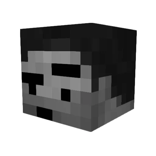 avndre Minecraft avatar head, 3D render