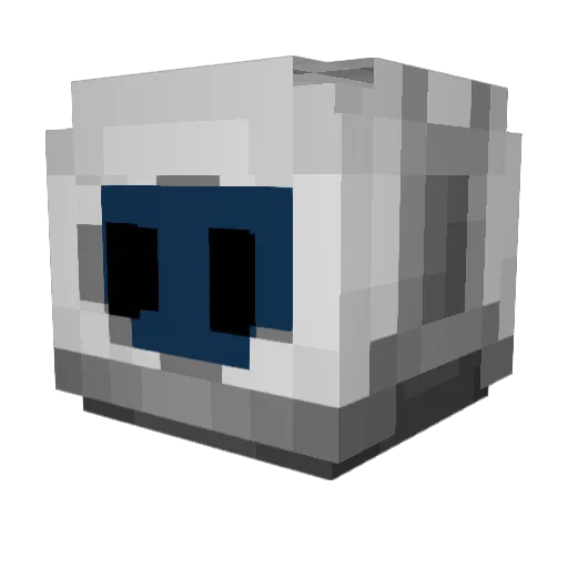 avogusdo Minecraft avatar head, 3D render