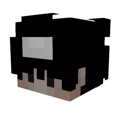 avoidRinzaz Minecraft avatar head, 3D render