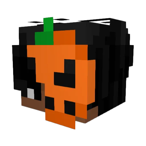 avollo Minecraft avatar head, 3D render