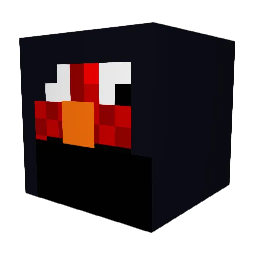 avraith Minecraft avatar head, 3D render