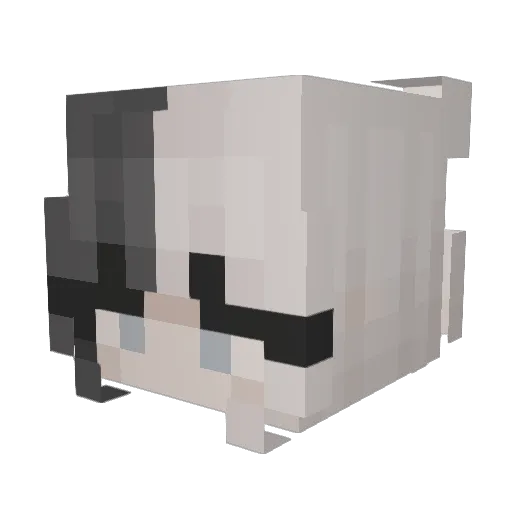 avryal Minecraft avatar head, 3D render