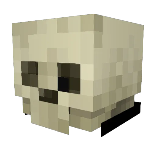 avsom Minecraft avatar head, 3D render
