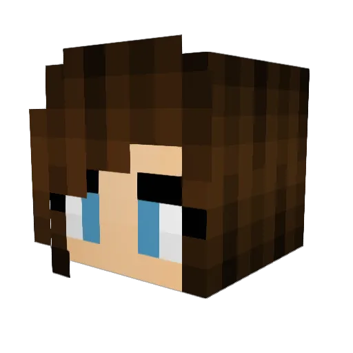 avsongbird Minecraft avatar head, 3D render