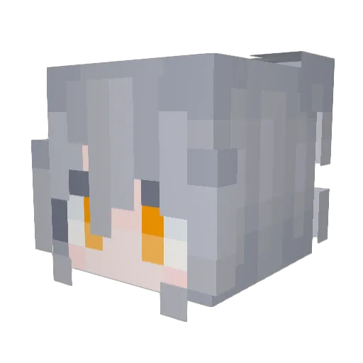 avtg__ Minecraft avatar head, 3D render