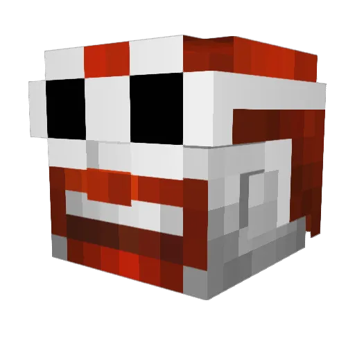 avve06 Minecraft avatar head, 3D render