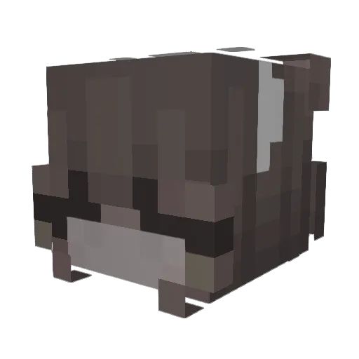 avwas Minecraft avatar head, 3D render