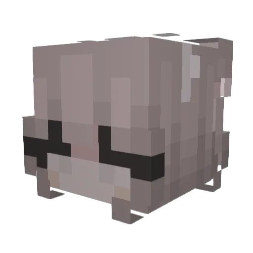 avwry Minecraft avatar head, 3D render