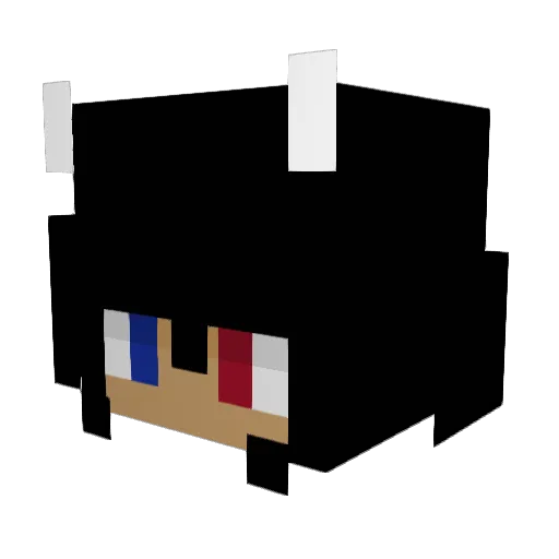 avy00 Minecraft avatar head, 3D render