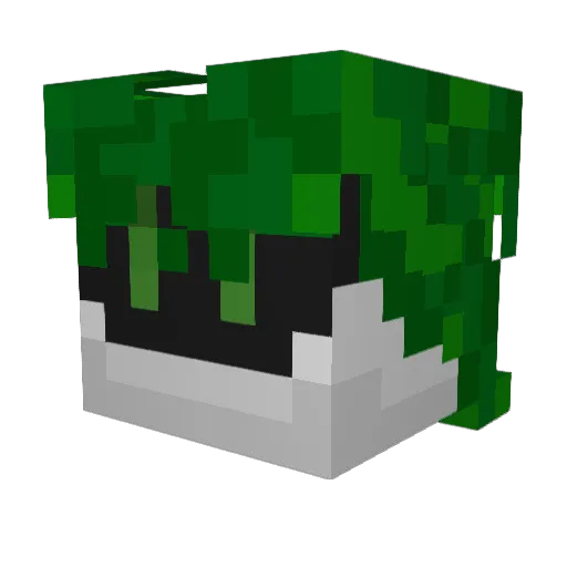 avy_la Minecraft avatar head, 3D render