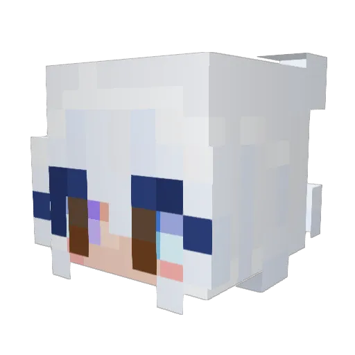 avy_potato Minecraft avatar head, 3D render
