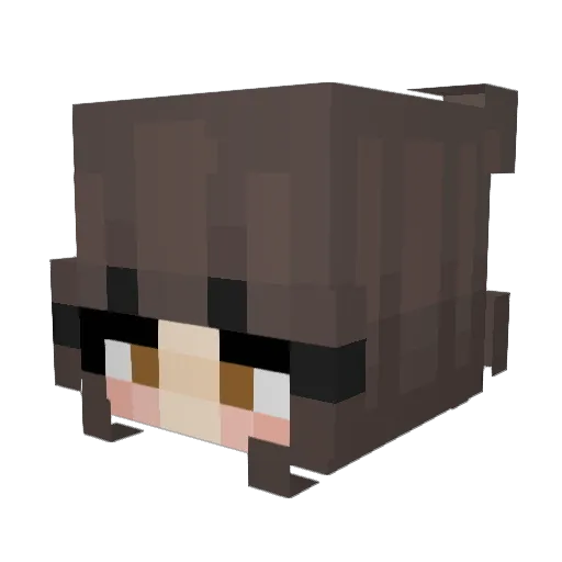 avyl33 Minecraft avatar head, 3D render