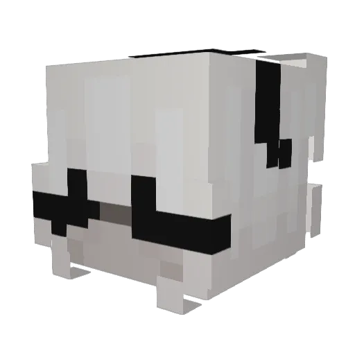 avzaa Minecraft avatar head, 3D render
