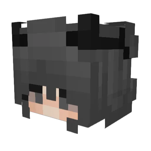 aw0rr Minecraft avatar head, 3D render