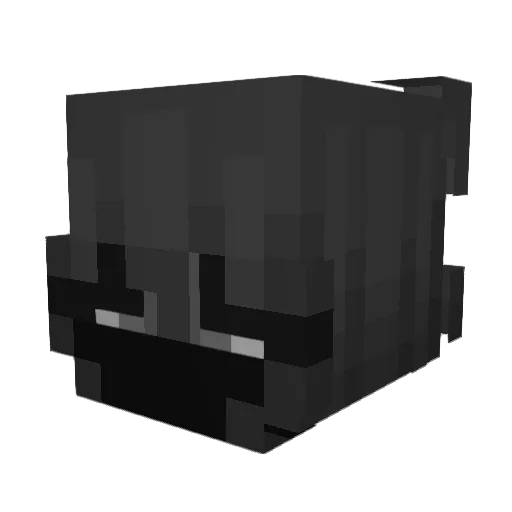 awNine Minecraft avatar head, 3D render