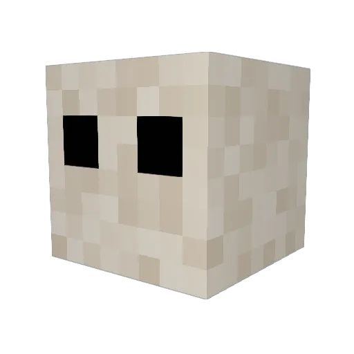 awTNT2 Minecraft avatar head, 3D render