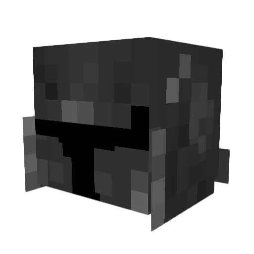 awash6 Minecraft avatar head, 3D render
