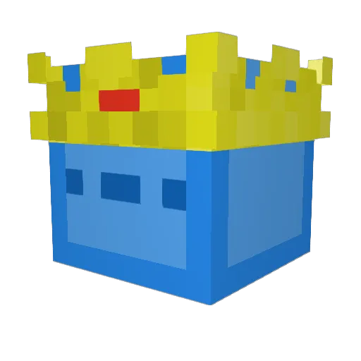 awaytodayy Minecraft avatar head, 3D render