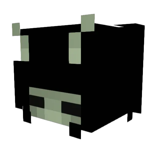 awchio Minecraft avatar head, 3D render