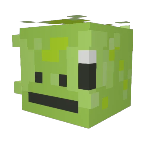 awecarmel Minecraft avatar head, 3D render