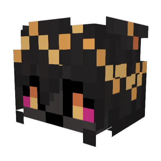 aweonazo Minecraft avatar head, 3D render