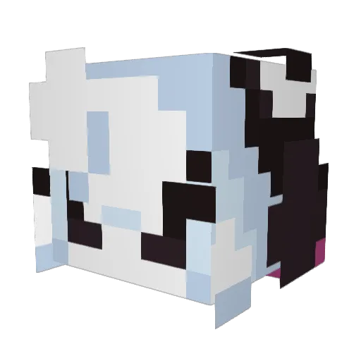 awerelia Minecraft avatar head, 3D render