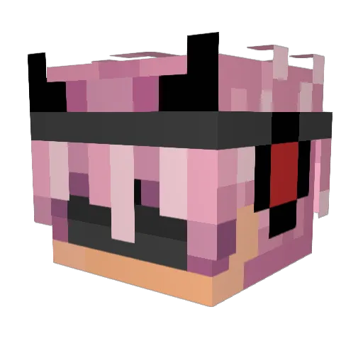 awesom1sm Minecraft avatar head, 3D render