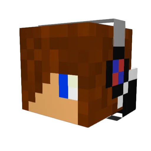 awesome3215 Minecraft avatar head, 3D render