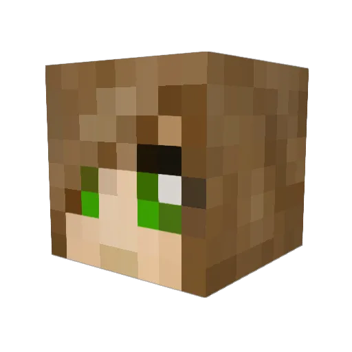 awesome_967 Minecraft avatar head, 3D render