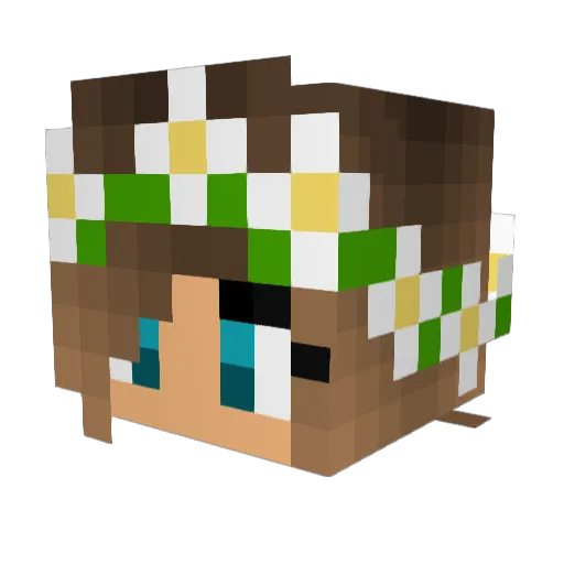 awesome_aneira01 Minecraft avatar head, 3D render