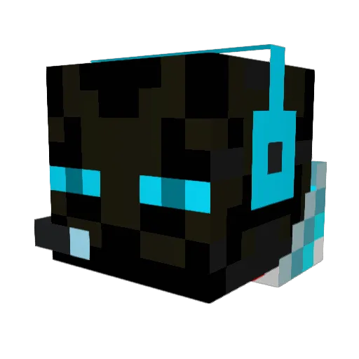 awesome_cola Minecraft avatar head, 3D render