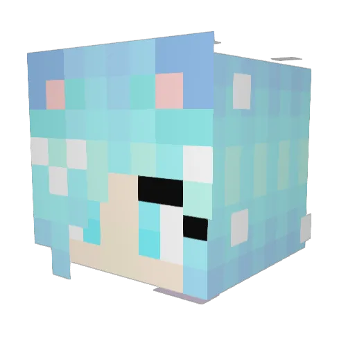 awesome_lord7 Minecraft avatar head, 3D render