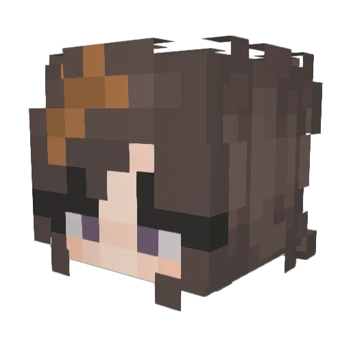 awesome_rawr Minecraft avatar head, 3D render